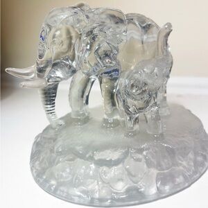 Crystal Elephant Sculpture Art Masterpiece